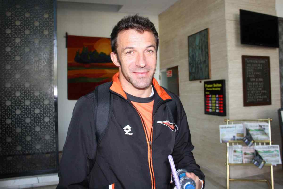 Alex Del Piero commozione