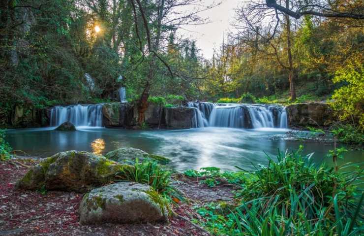 La splendida Cascata di Monte Gelato