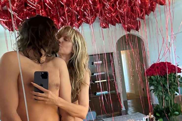 heidi klum nuda con marito