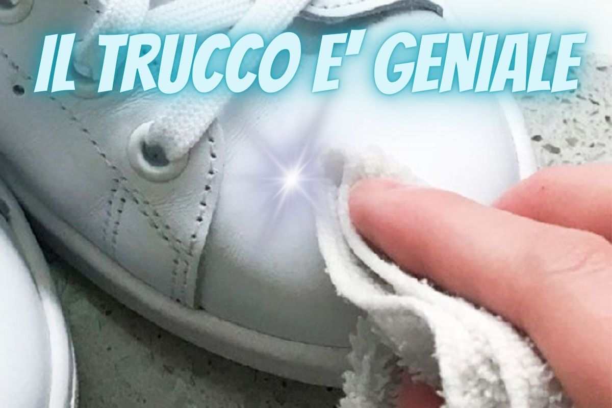 Le scarpe così tornano nuove