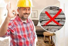 riparare fori legno