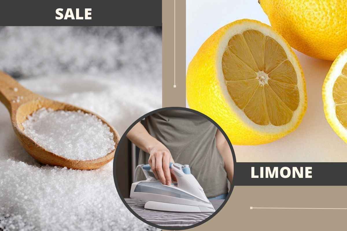 Sale e limone per pulire