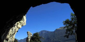 Strada della forra visuale