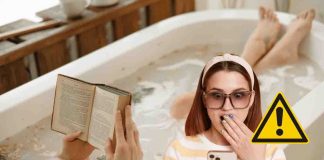 bagno attenzione alla corrente