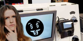 soldi delle mance self-checkout
