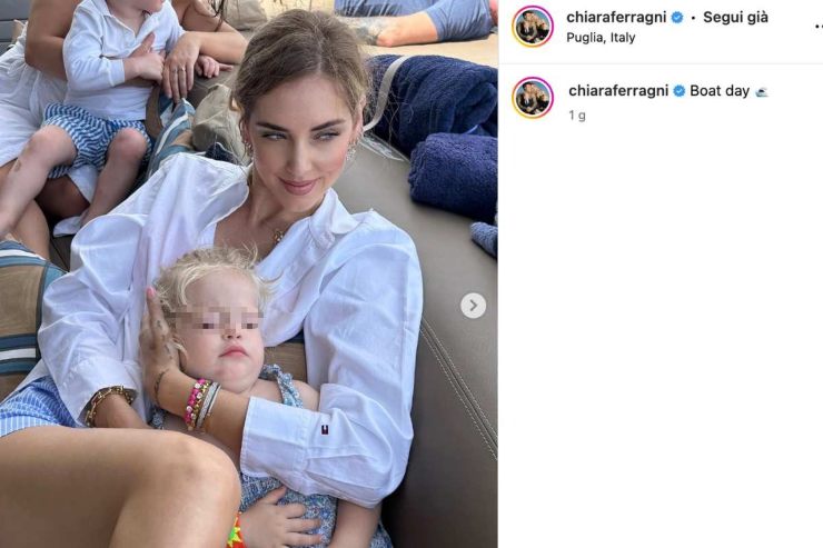 Chiara Ferragni la foto dolcissima