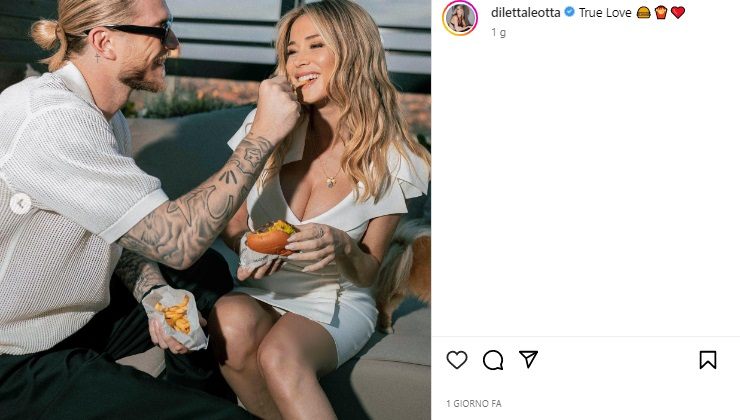 Loris Karius e Diletta Leotta è vero amore