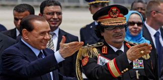 berlusconi gheddafi uccisione