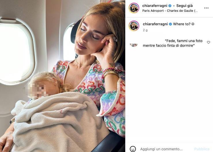 Chiara Ferragni critiche mentre dorme