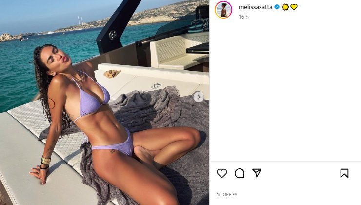 Melissa Satta fisico fa innamorare