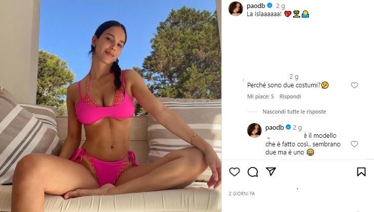 paola di benedetto bikini 