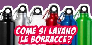 come pulire la tua borraccia