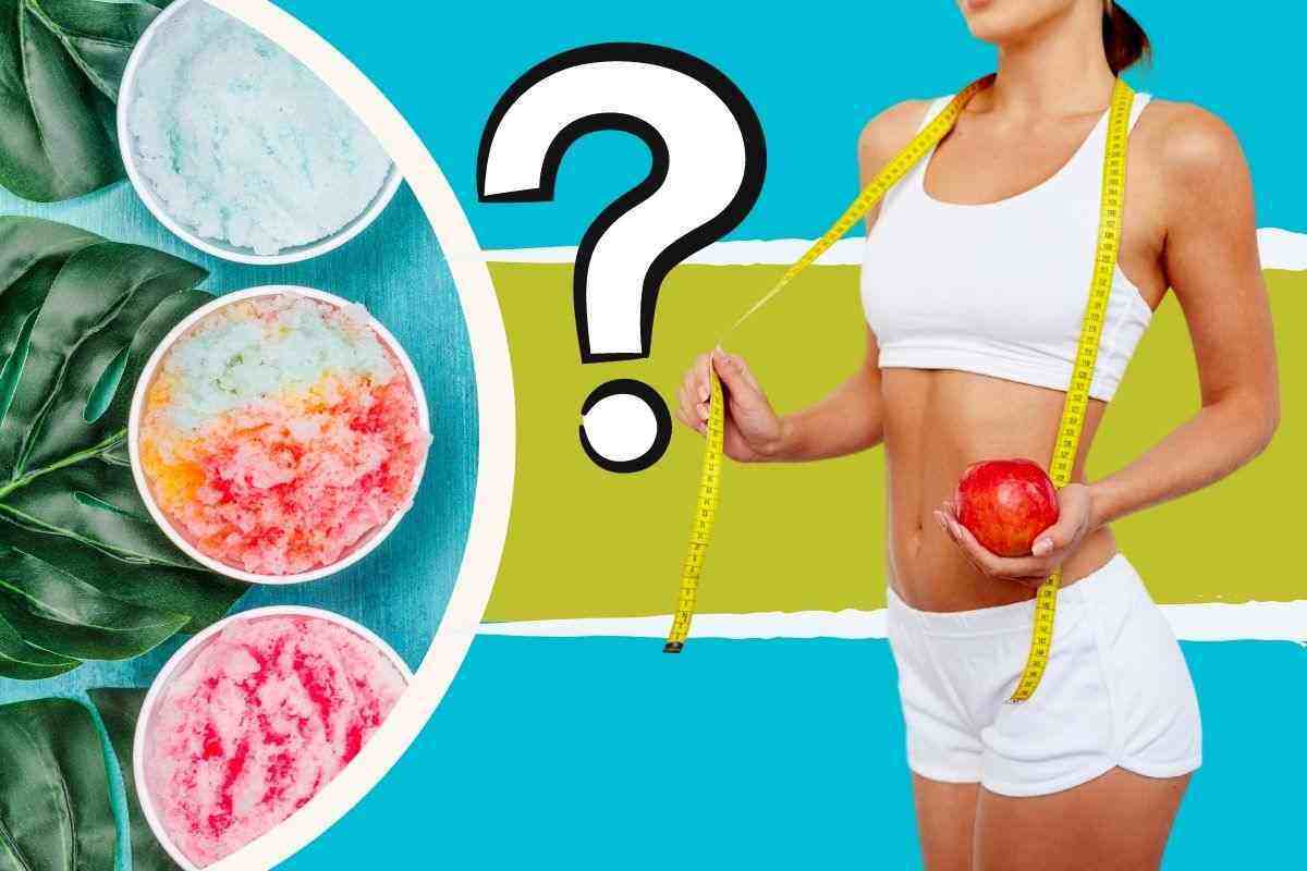 Granita: va bene per la dieta?