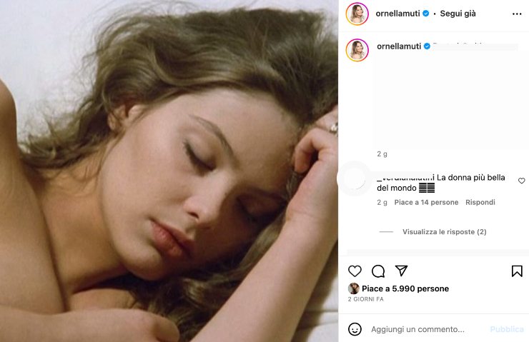 ornella muti senza veli divina