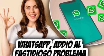 WhatsApp, è la fine per un fastidioso problema: eliminato