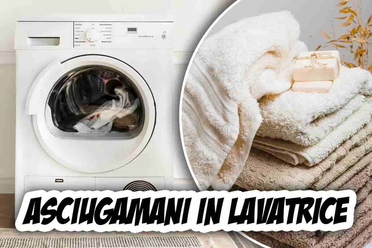 asciugamani lavatrice trucco