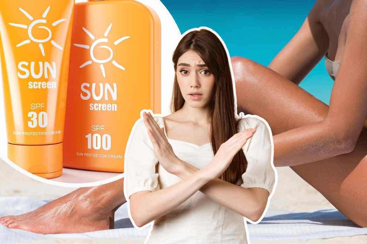 riciclare crema solare avanzata