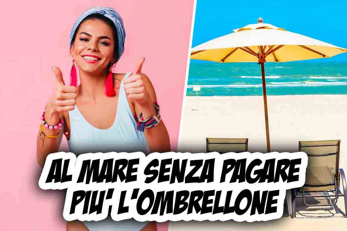 Ecco come risparmiare con l'ombrellone in spiaggia