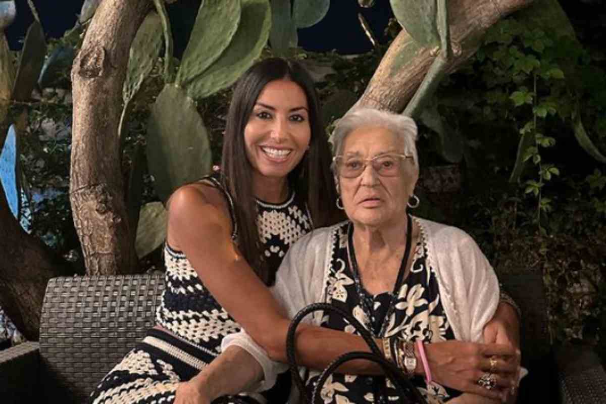 Elisabetta Gregoraci e sua nonna