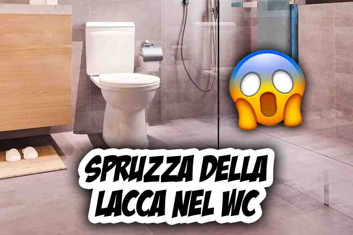 lacca pulizia wc